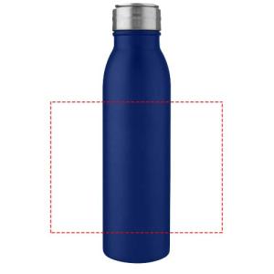 Borraccia sportiva Harper da 700 ml in acciaio inossidabile con anello in metallo