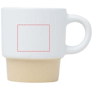 Tazza per caffè espresso impilabile con fondo in argilla da 130 ml Olympia