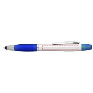 Penna a sfera con stylus ed evidenziatore Nash (inchiostro nero)