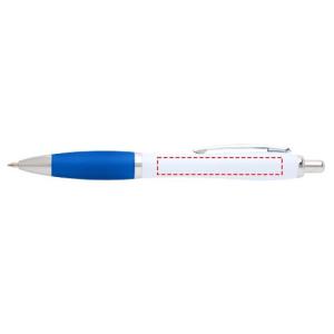 Penna a sfera in plastica riciclata Nash (inchiostro blu)