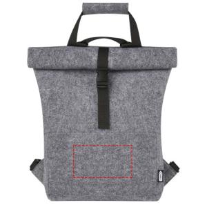 Borsa per bicicletta con chiusura arrotolabile in feltro riciclato GRS Felta - 13L