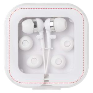 Auricolari tipo C cablati con astuccio in plastica riciclata Dofida