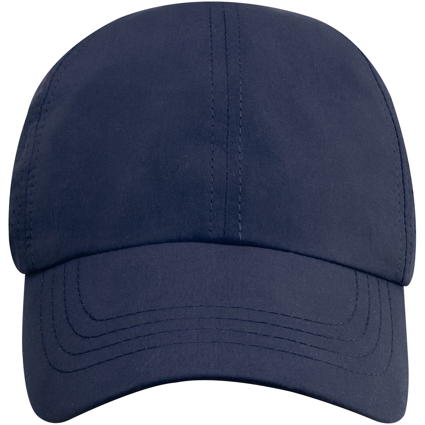 Cappellino cool-fit a 6 pannelli in materiale riciclato certificato GRS Mica - Navy