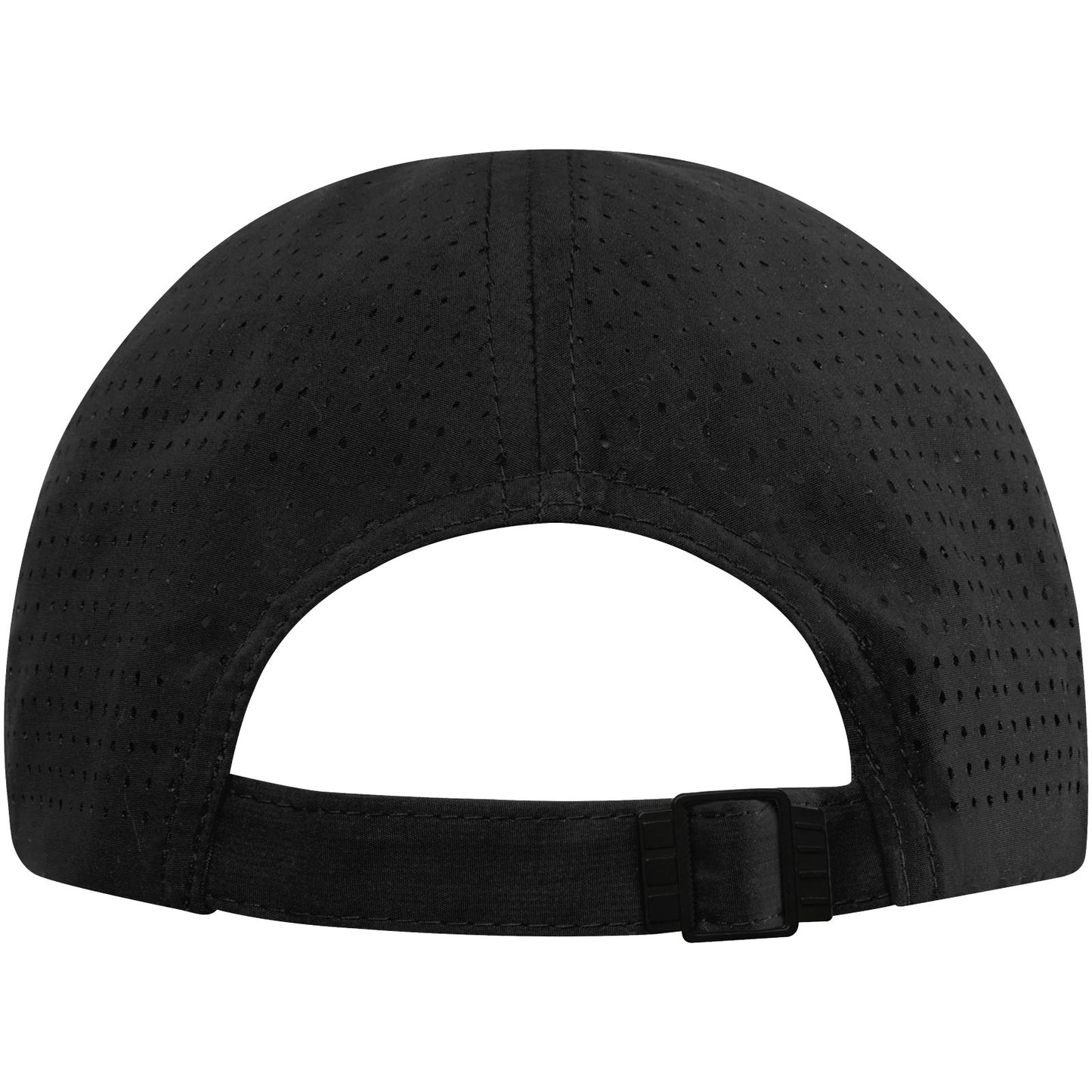 Cappellino cool-fit a 6 pannelli in materiale riciclato certificato GRS Mica - Nero