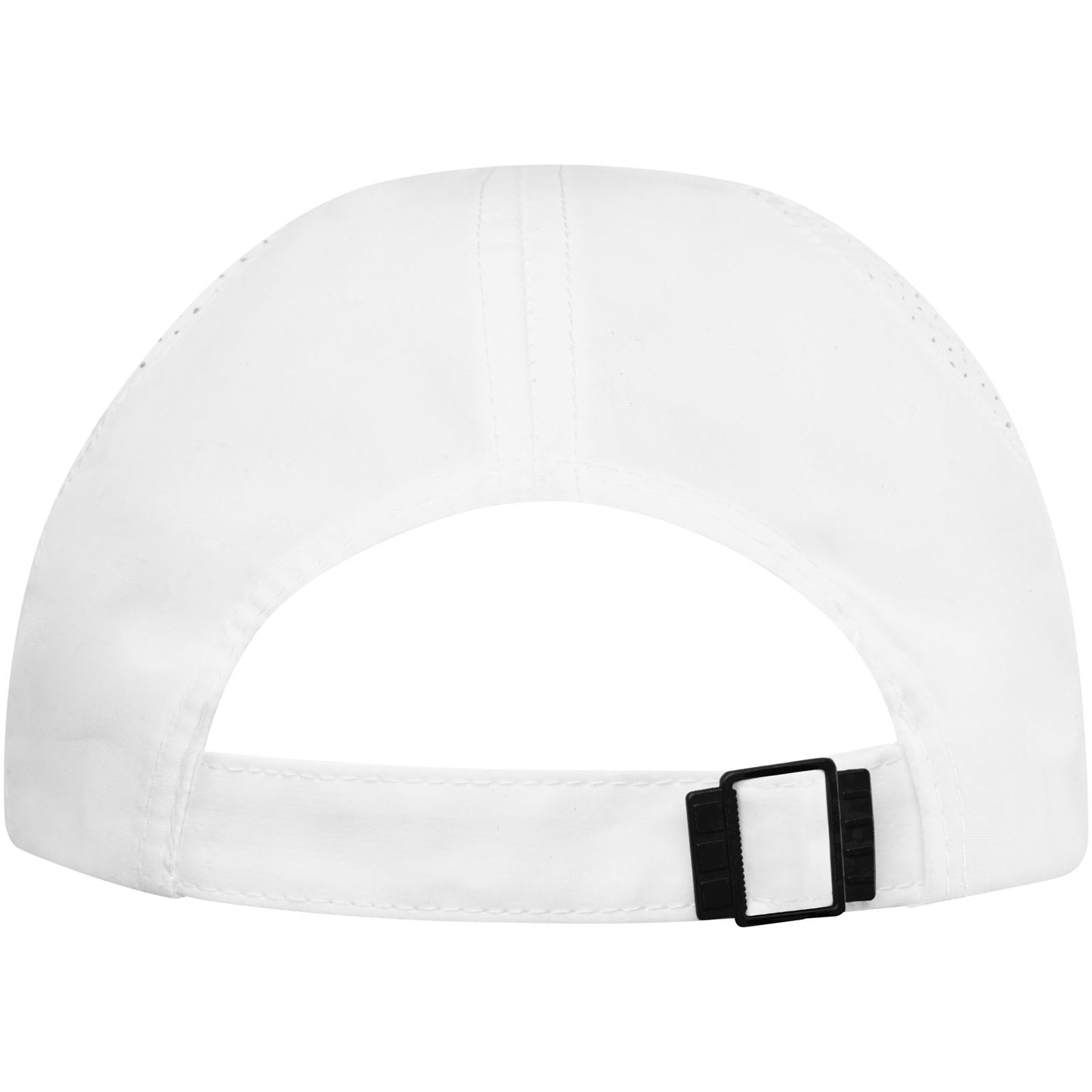 Cappellino cool-fit sandwich a 6 pannelli in materiale riciclato certificato GRS Morion - Bianco