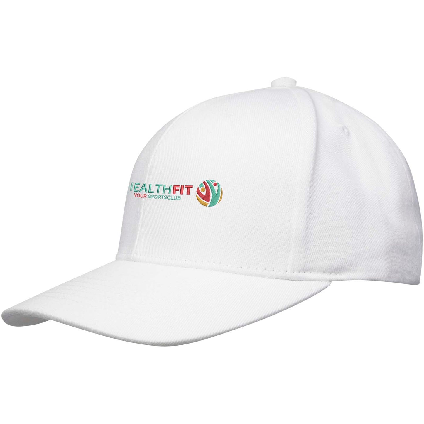 Cappellino in tessuto riciclato Aware™ a 6 pannelli Opal - Bianco