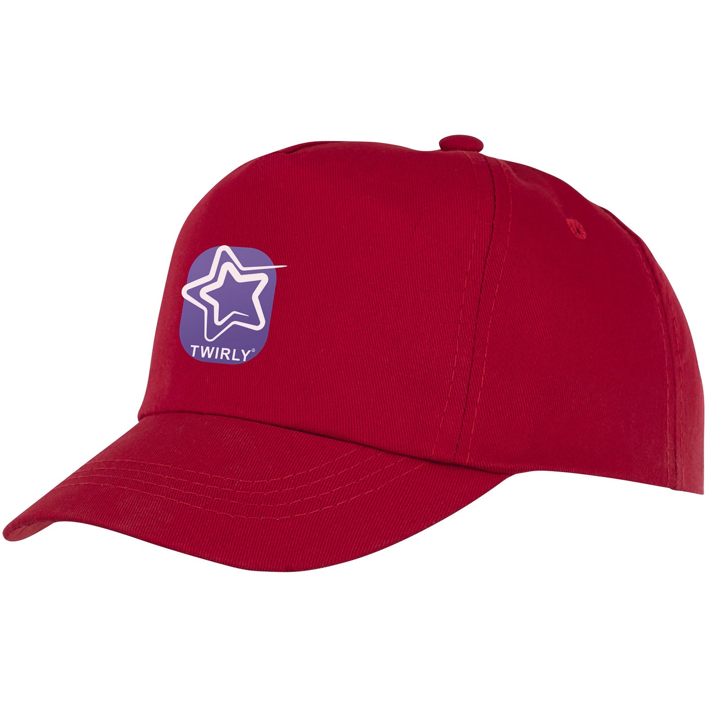Cappellino Feniks a 5 pannelli per bambini - Rosso