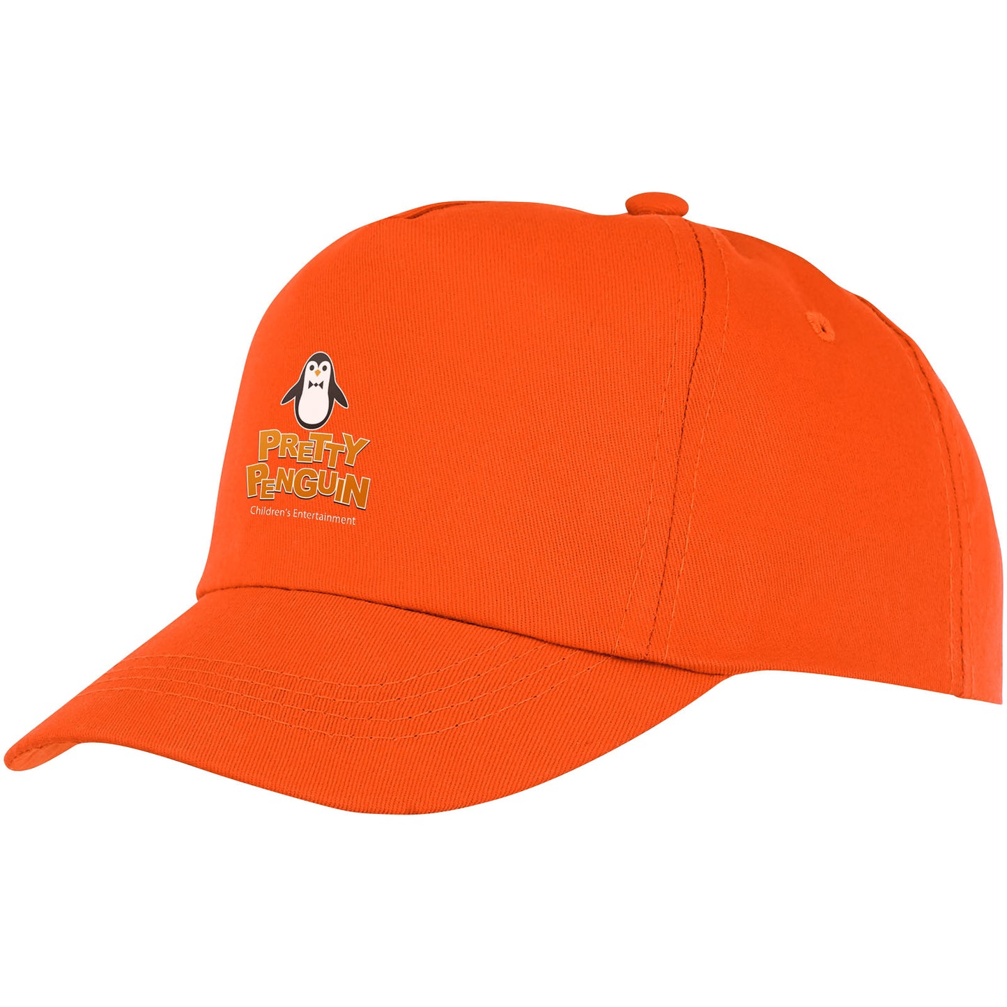 Cappellino Feniks a 5 pannelli per bambini - Arancione