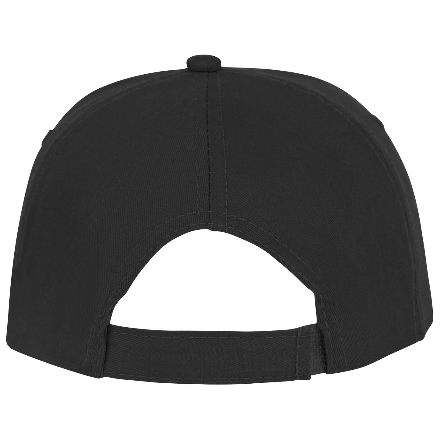 Cappellino con visiera sandwich Styx a 5 pannelli - Nero