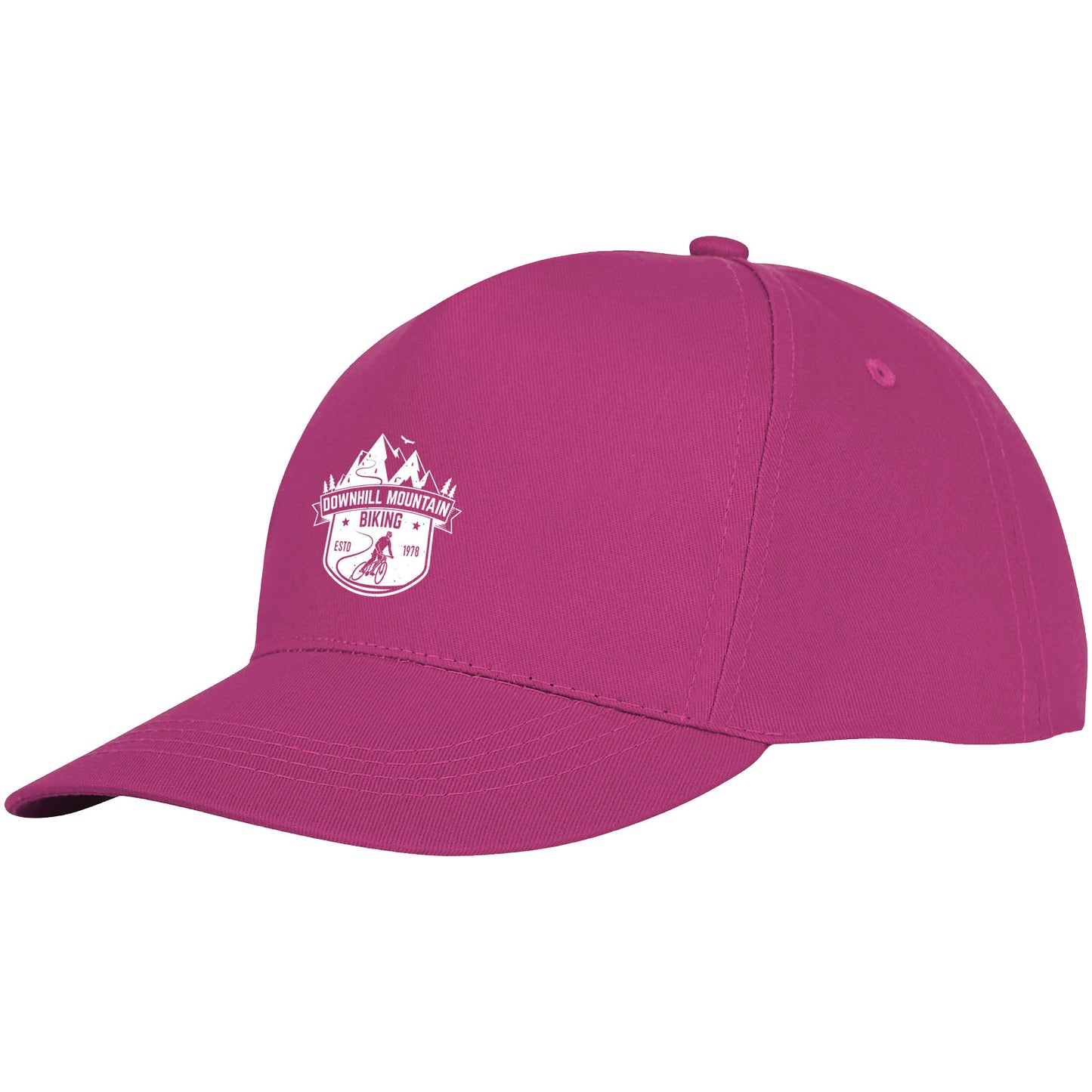 Cappellino Hades a 5 pannelli - Magenta