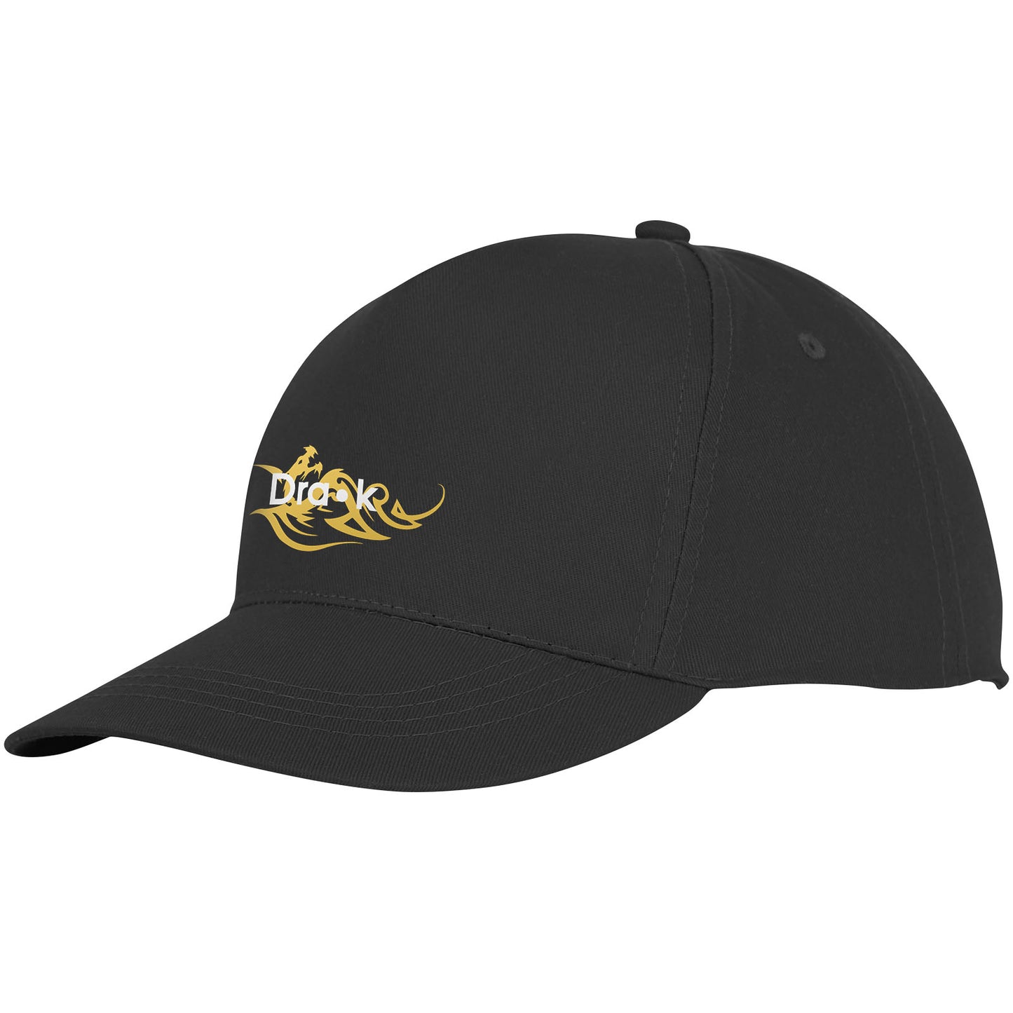 Cappellino Hades a 5 pannelli - Nero