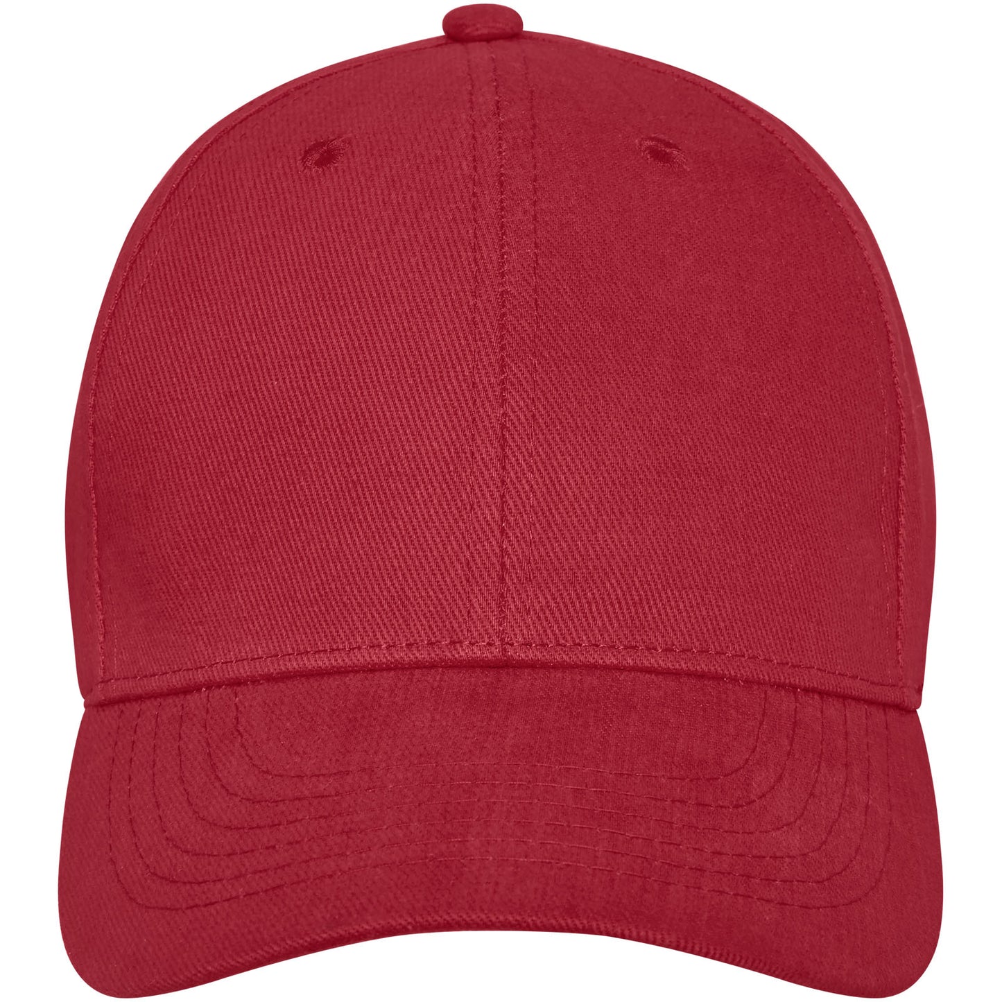 Cappellino Davis a 6 pannelli - Rosso