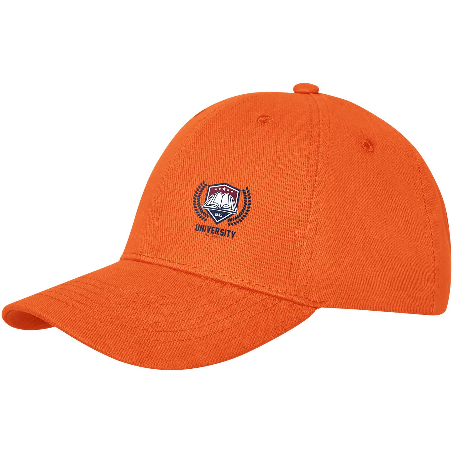 Cappellino Davis a 6 pannelli - Arancione