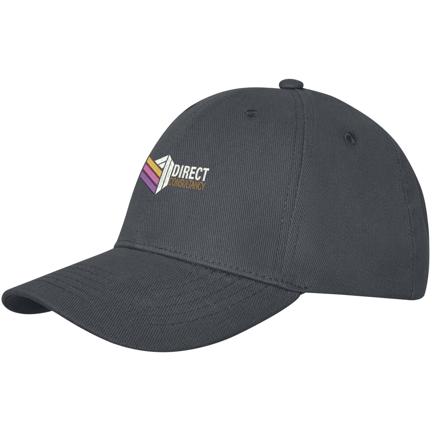 Cappellino Davis a 6 pannelli - Grigio tempesta