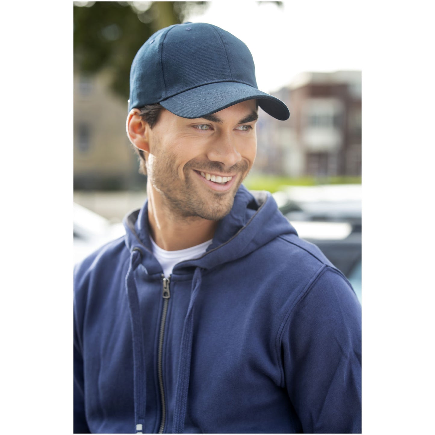 Cappellino Davis a 6 pannelli - Grigio tempesta