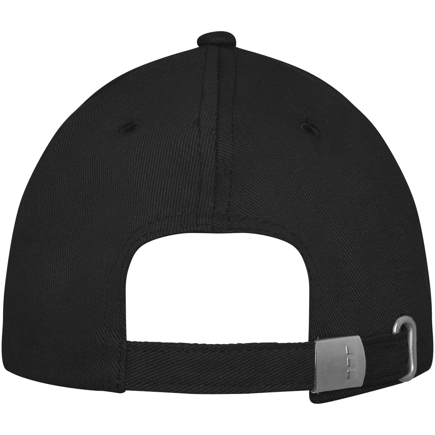 Cappellino Davis a 6 pannelli - Nero