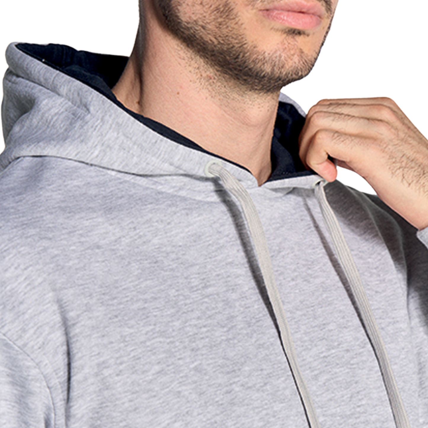 Felpa unisex personalizzata con cappuccio a contrasto | Cod. SWOCECTR