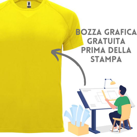 T-shirt sportive personalizzate bambino Roly 150gr. | Cod. Bahrain