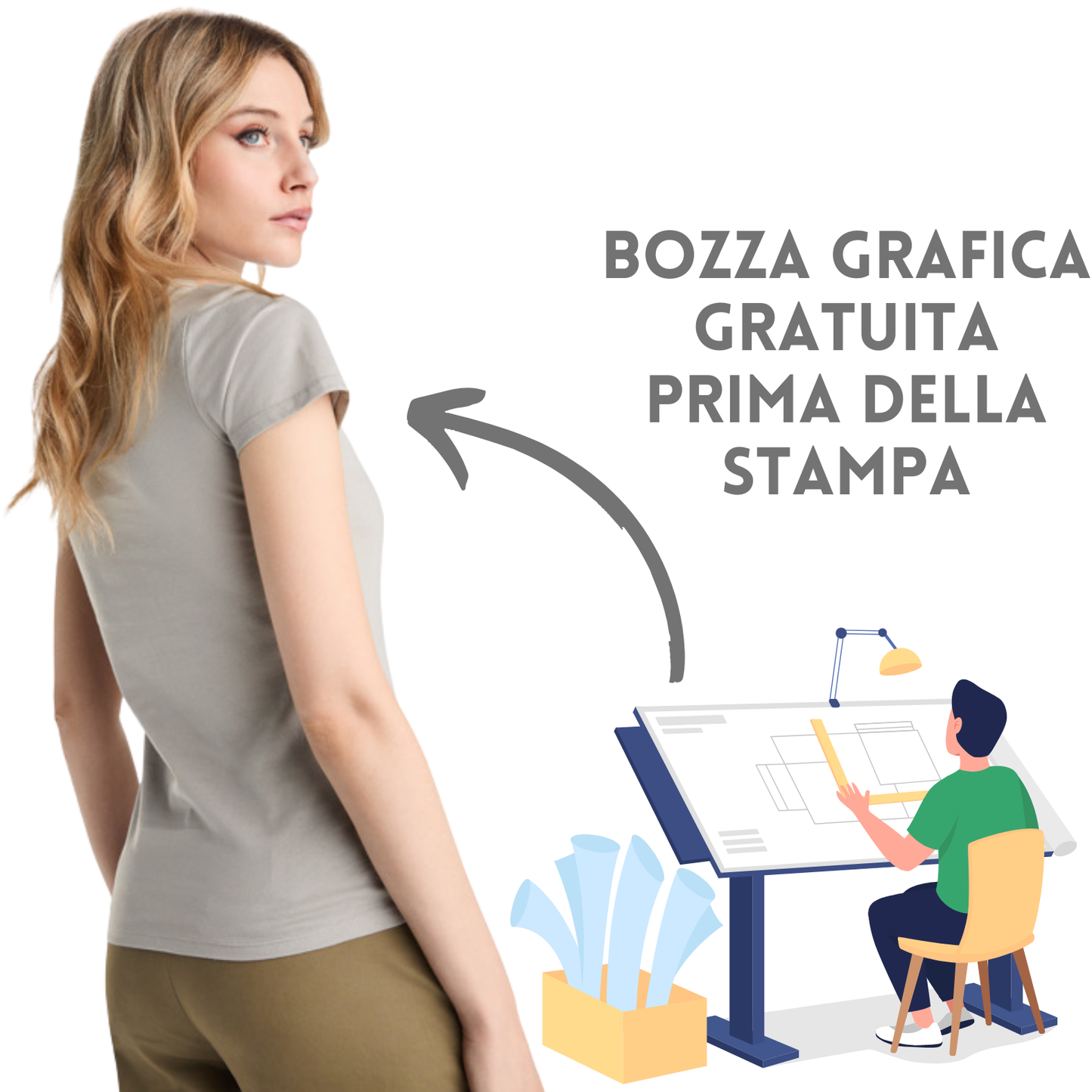 T-shirt donna personalizzate Roly 155 gr. | Cod. Jamaica