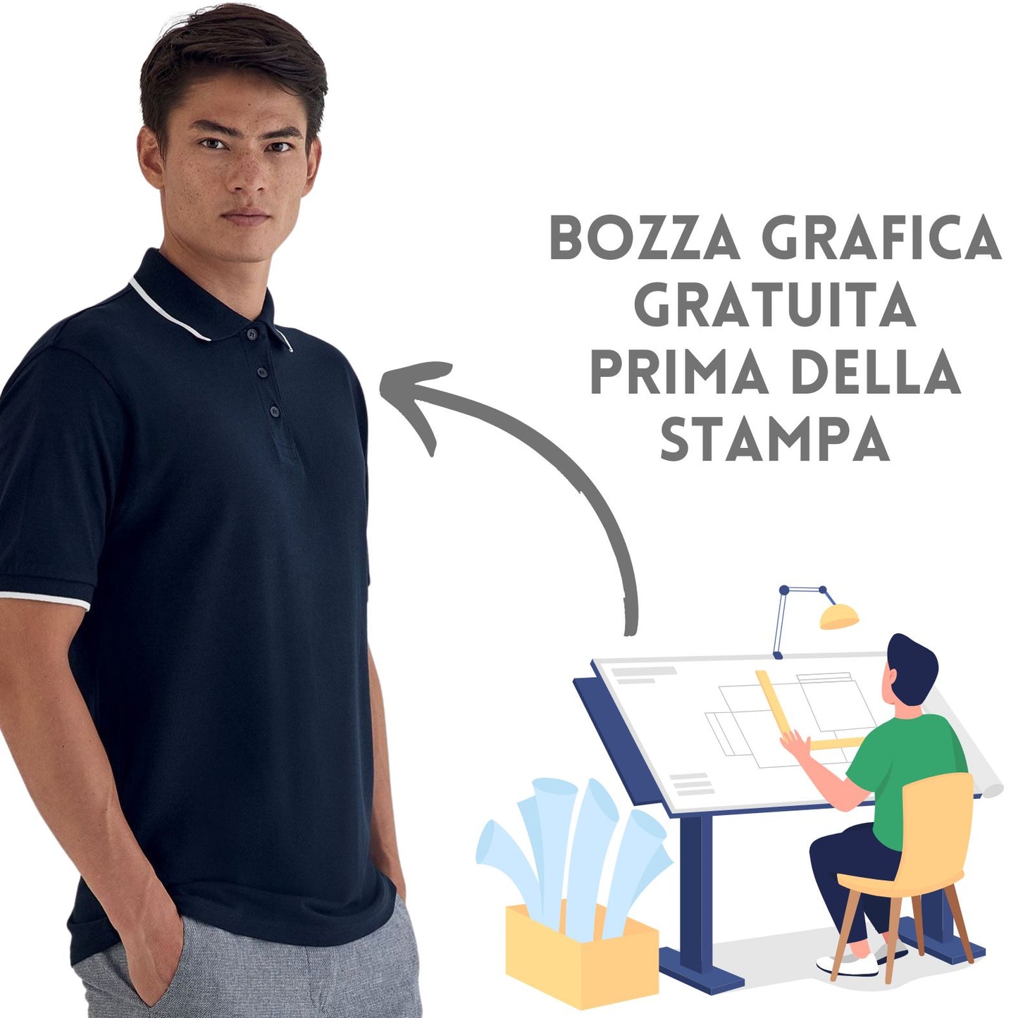 Polo personalizzate manica corta BSK304