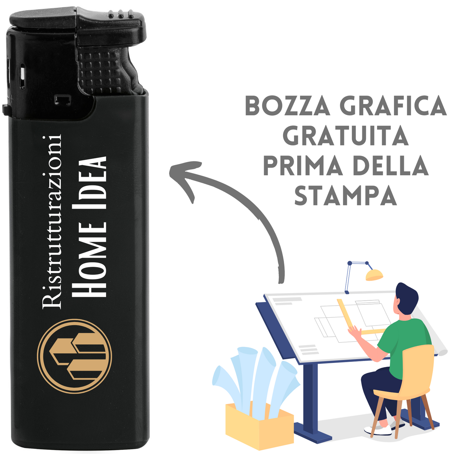 accendini personalizzati PE859