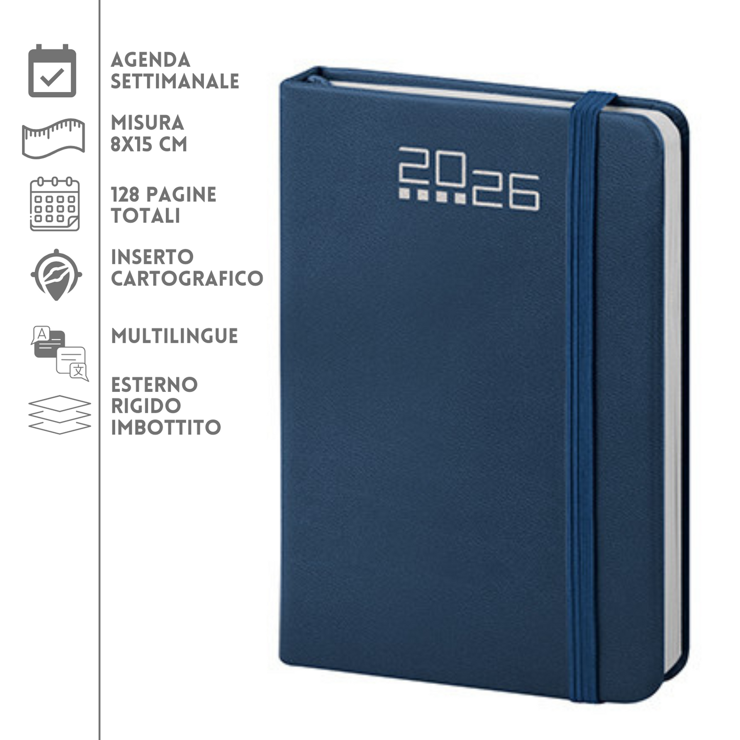 Agende personalizzate 2026 Settimanali 9X14 | Cod. PB287