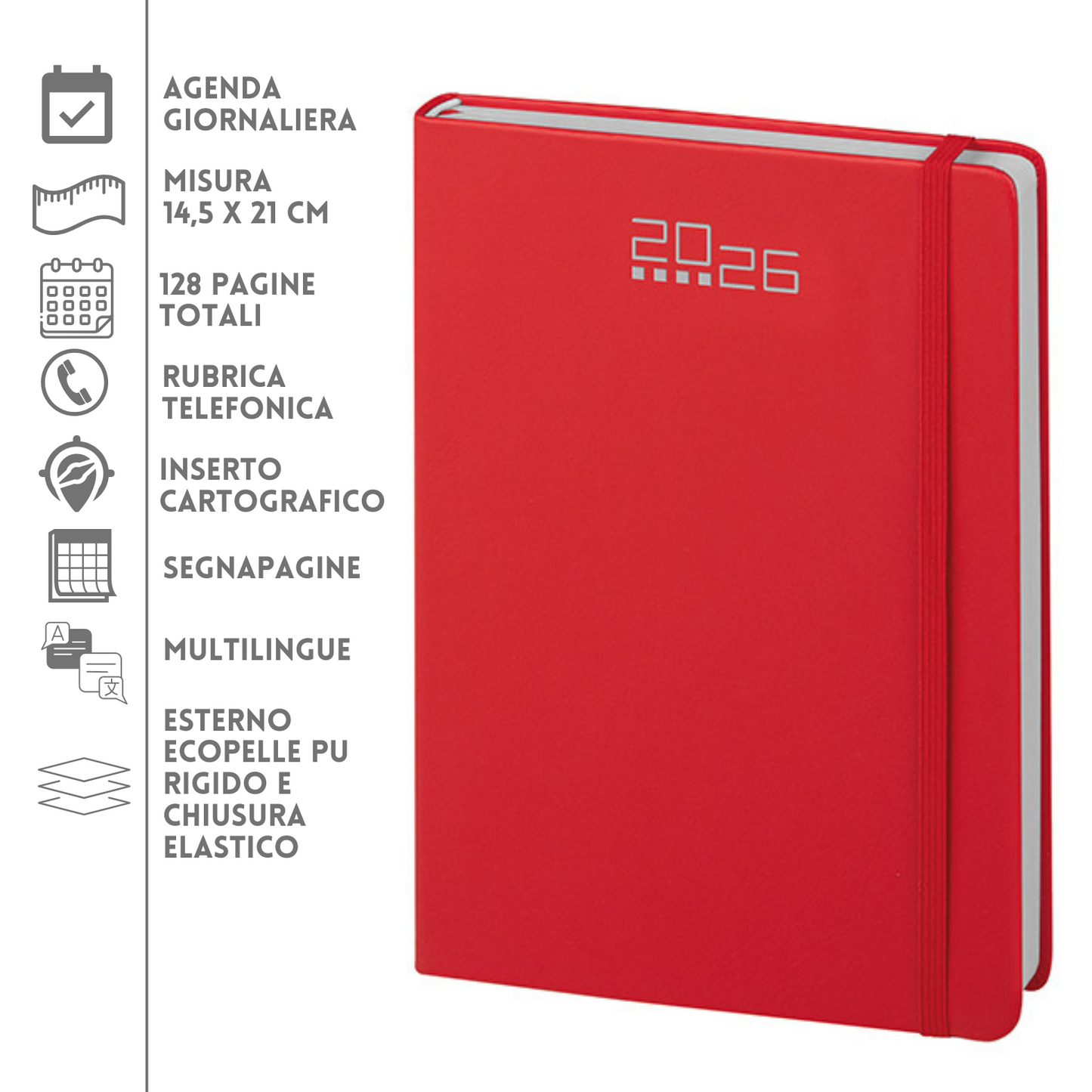 Agende personalizzate 2026 Settimanali 14,5X21 | Cod. PB284