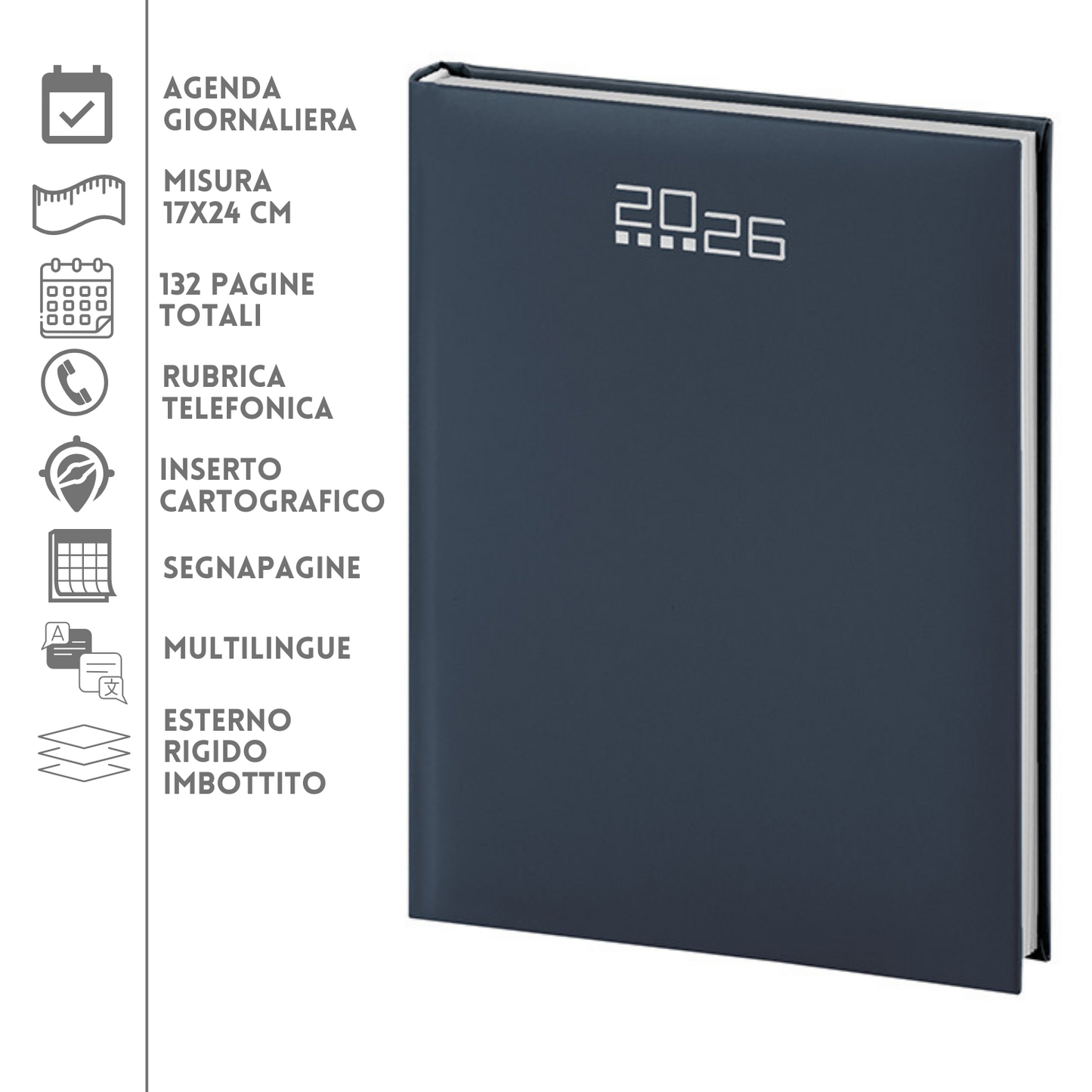 Agende personalizzate 2026 Settimanali 17X24 | Cod. PB540