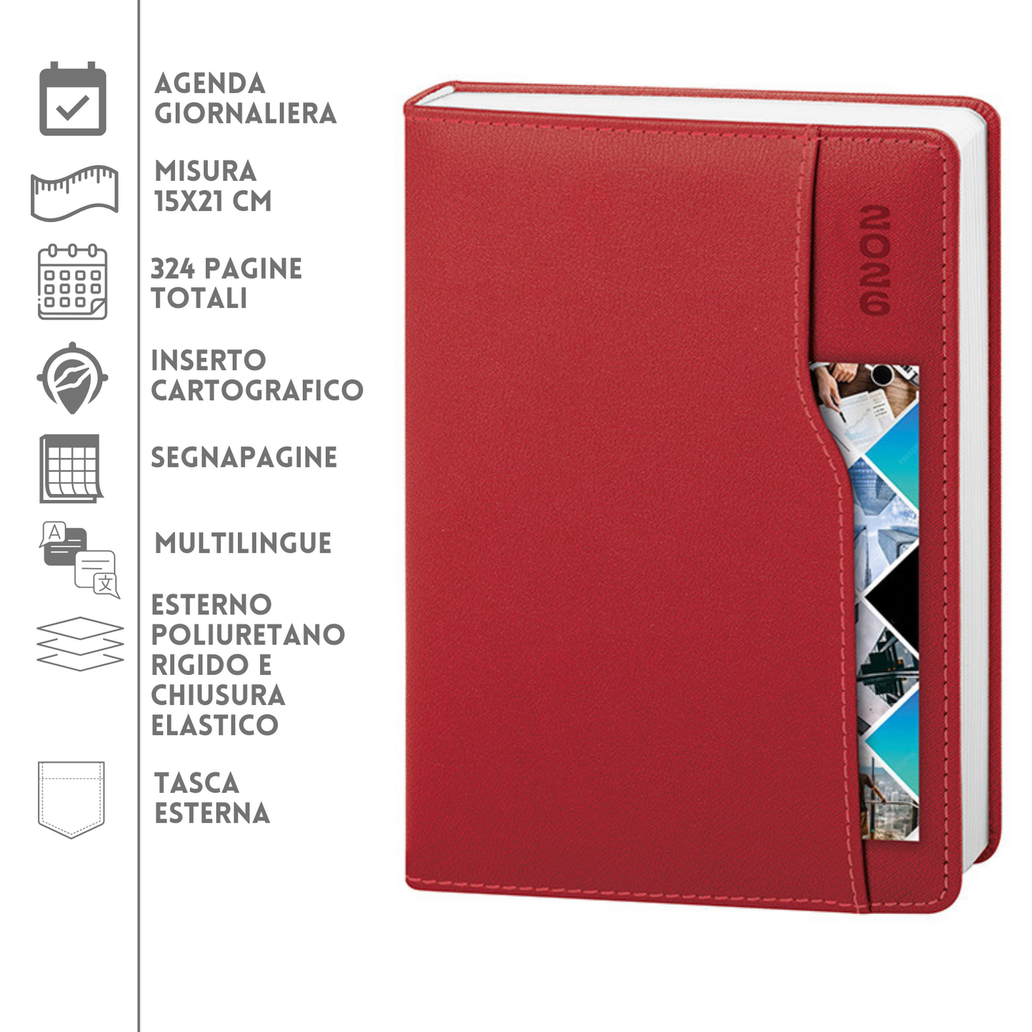 Agende personalizzate 2026 Giornaliere 15x21 | Cod. PB301