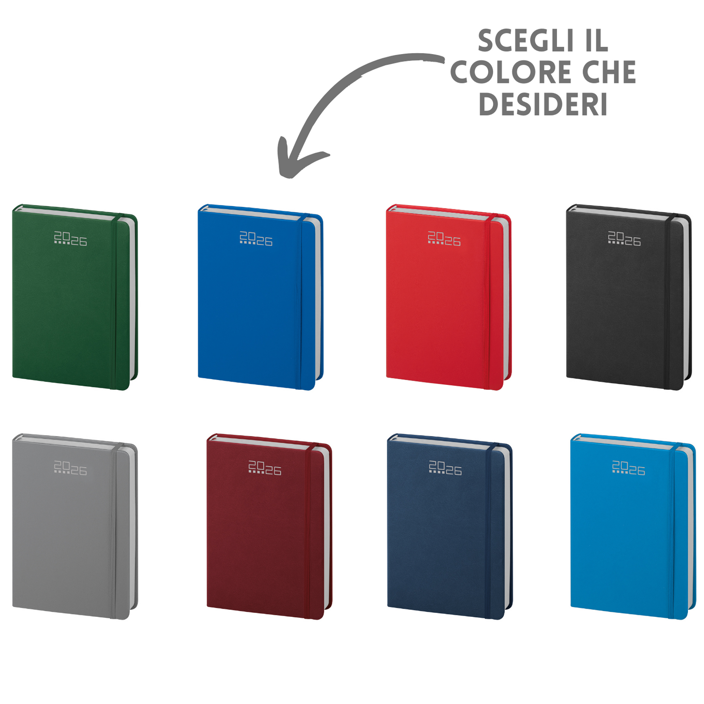 Agende personalizzate 2026 Giornaliere 14,5X21 | Cod. PB285