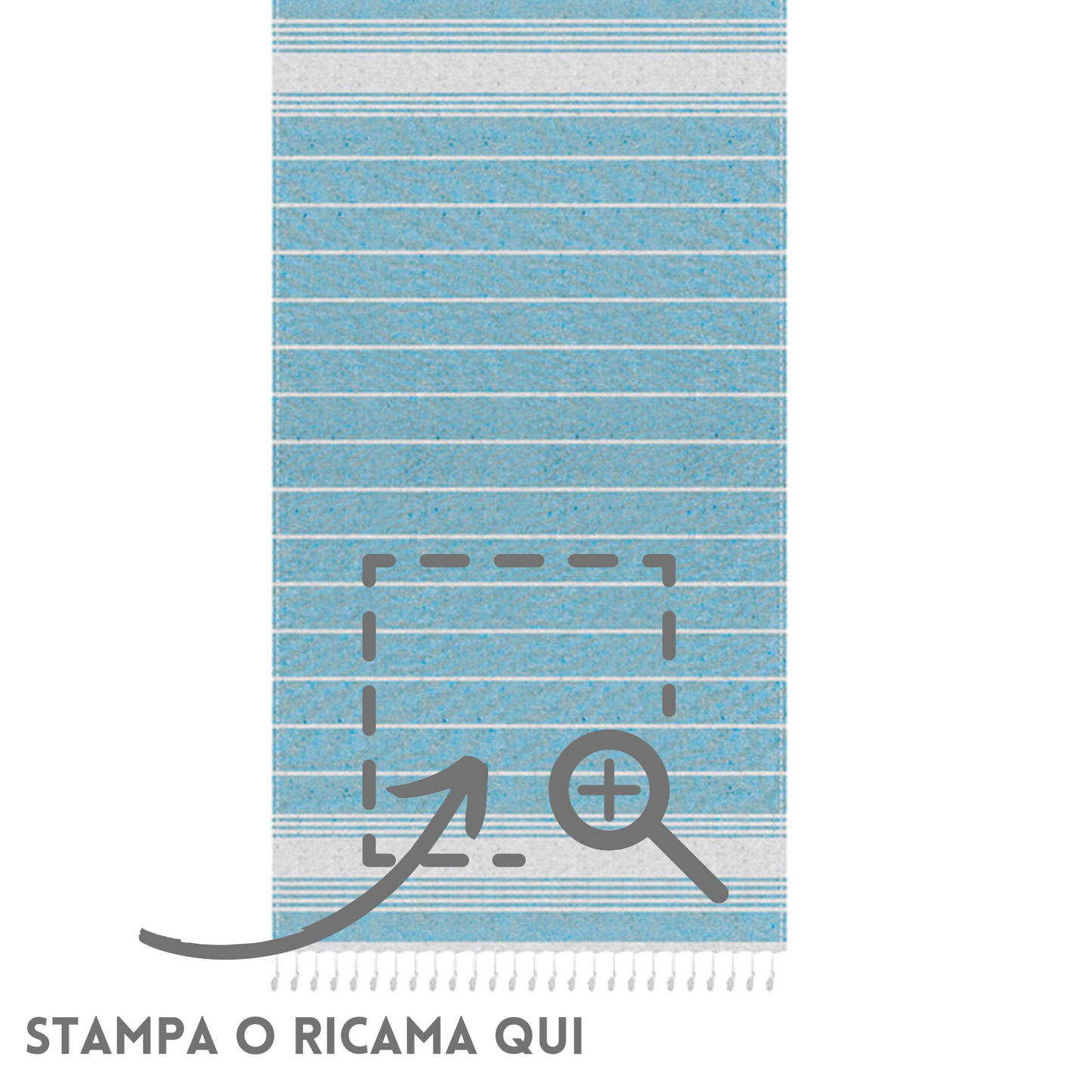 Teli personalizzati 90x170 da mare o pareo | Cod. PM945