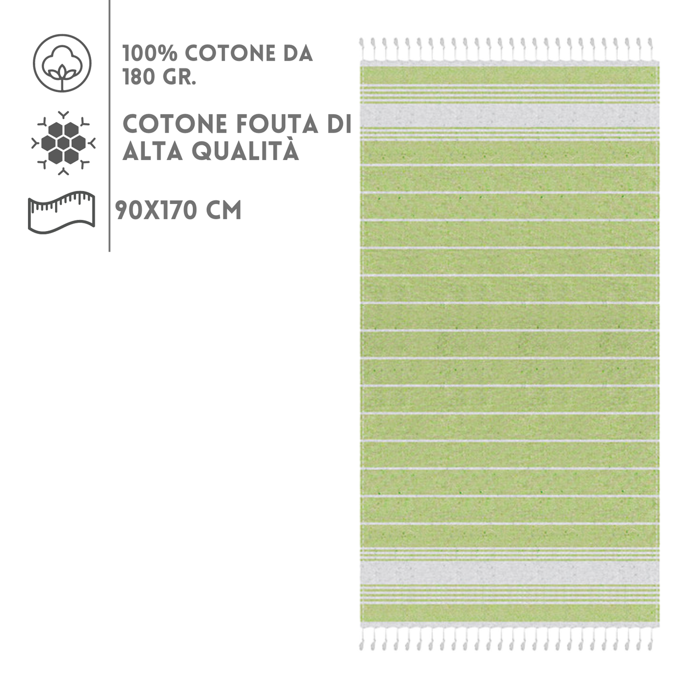 Teli personalizzati 90x170 da mare o pareo | Cod. PM945