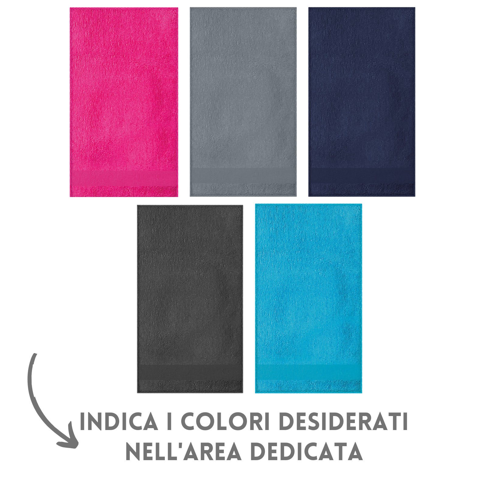 Asciugamano personalizzate ricamo PM921