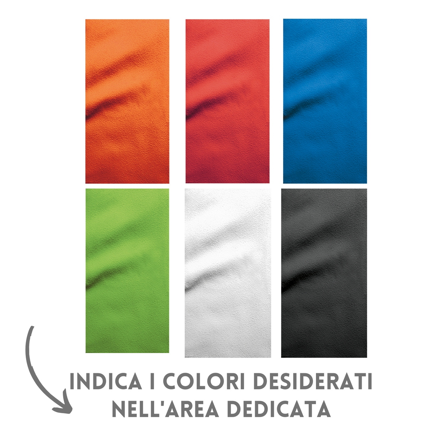 Asciugamano da palestra in microfibra 50x100 cm | Cod. PM900