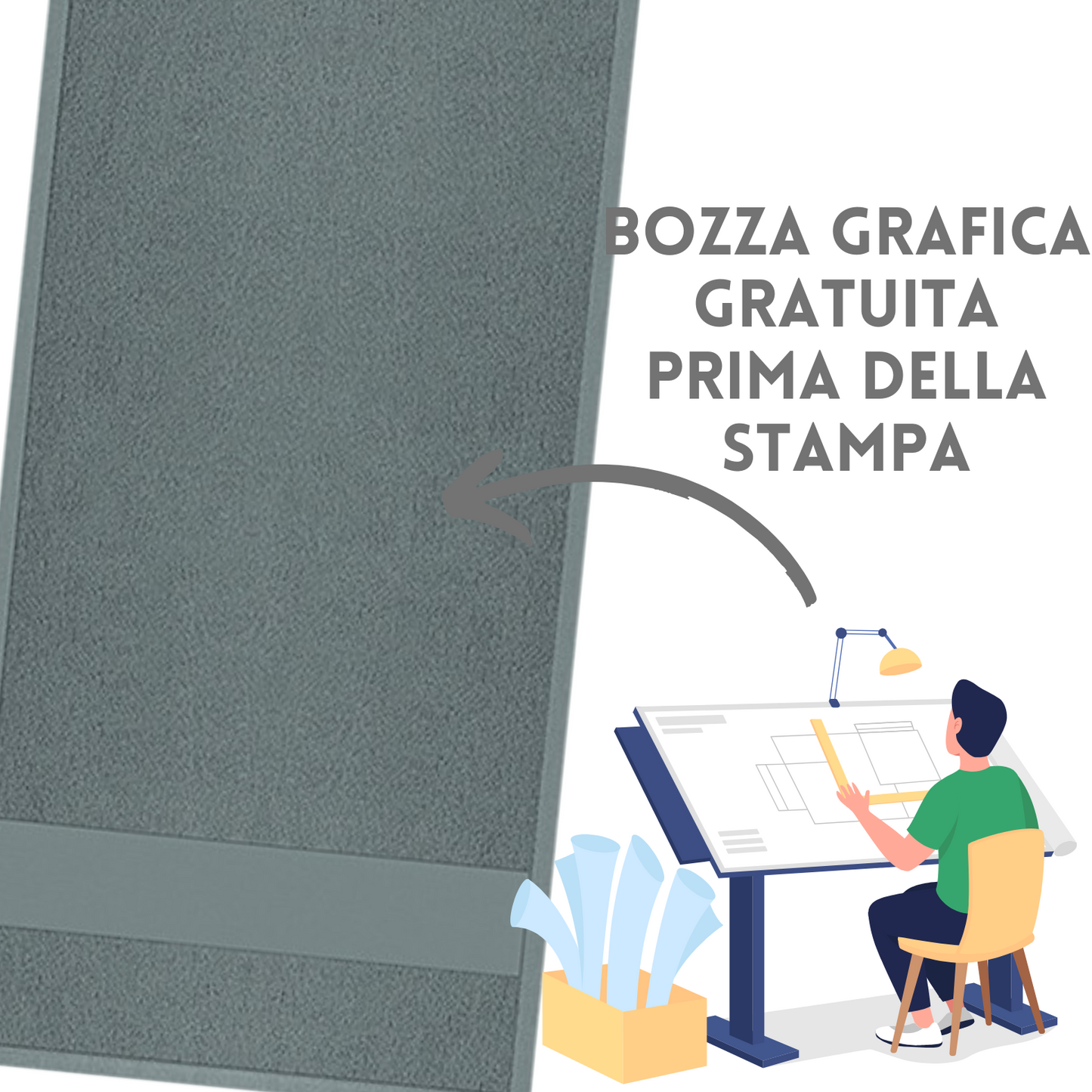 Asciugamano personalizzate ricamo PM930