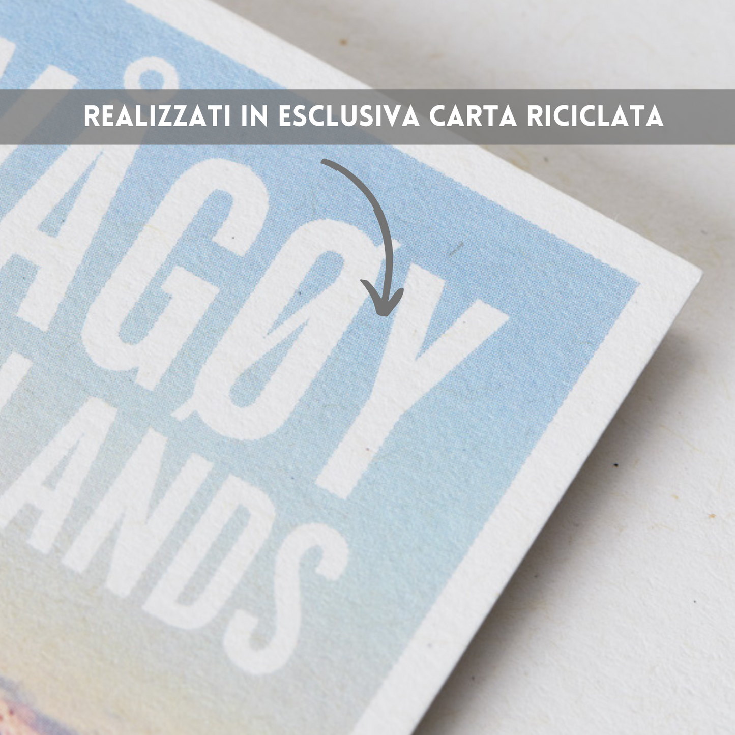 Biglietti da visita in cartoncino riciclato personalizzati