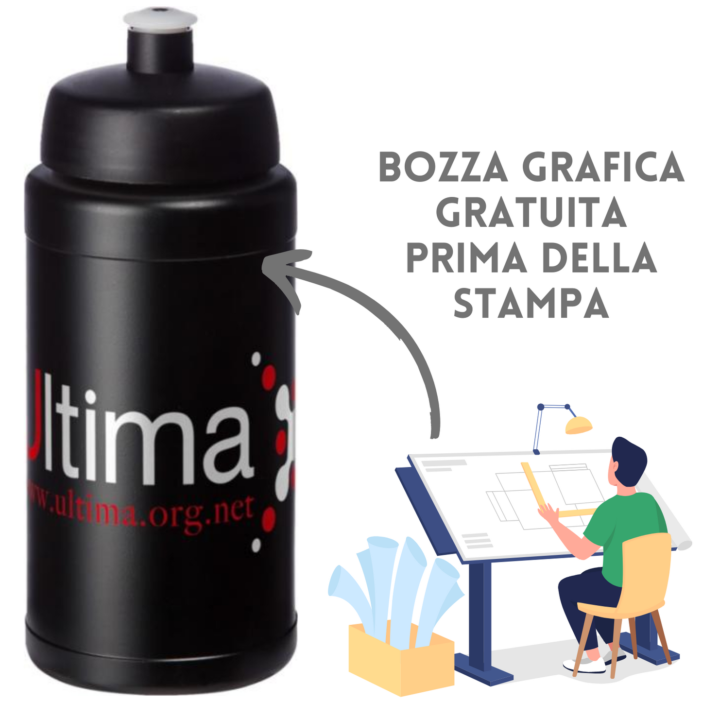 Borracce personalizzate da 500 ml | Cod. 22020031