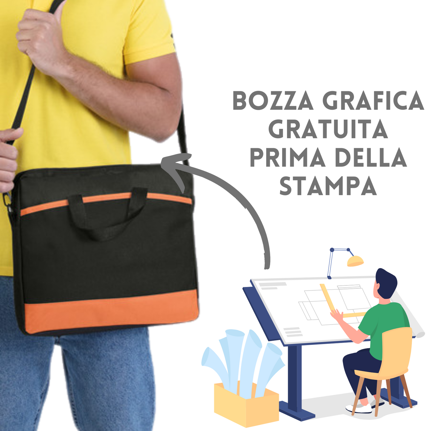 Borsa Portacomputer personalizzata | PH205