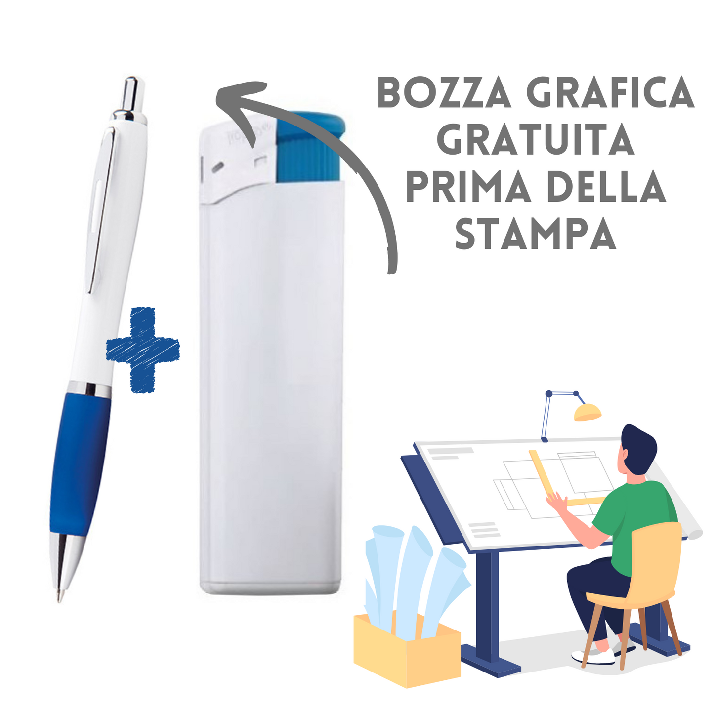 Kit penne e accendini personalizzati JUKE