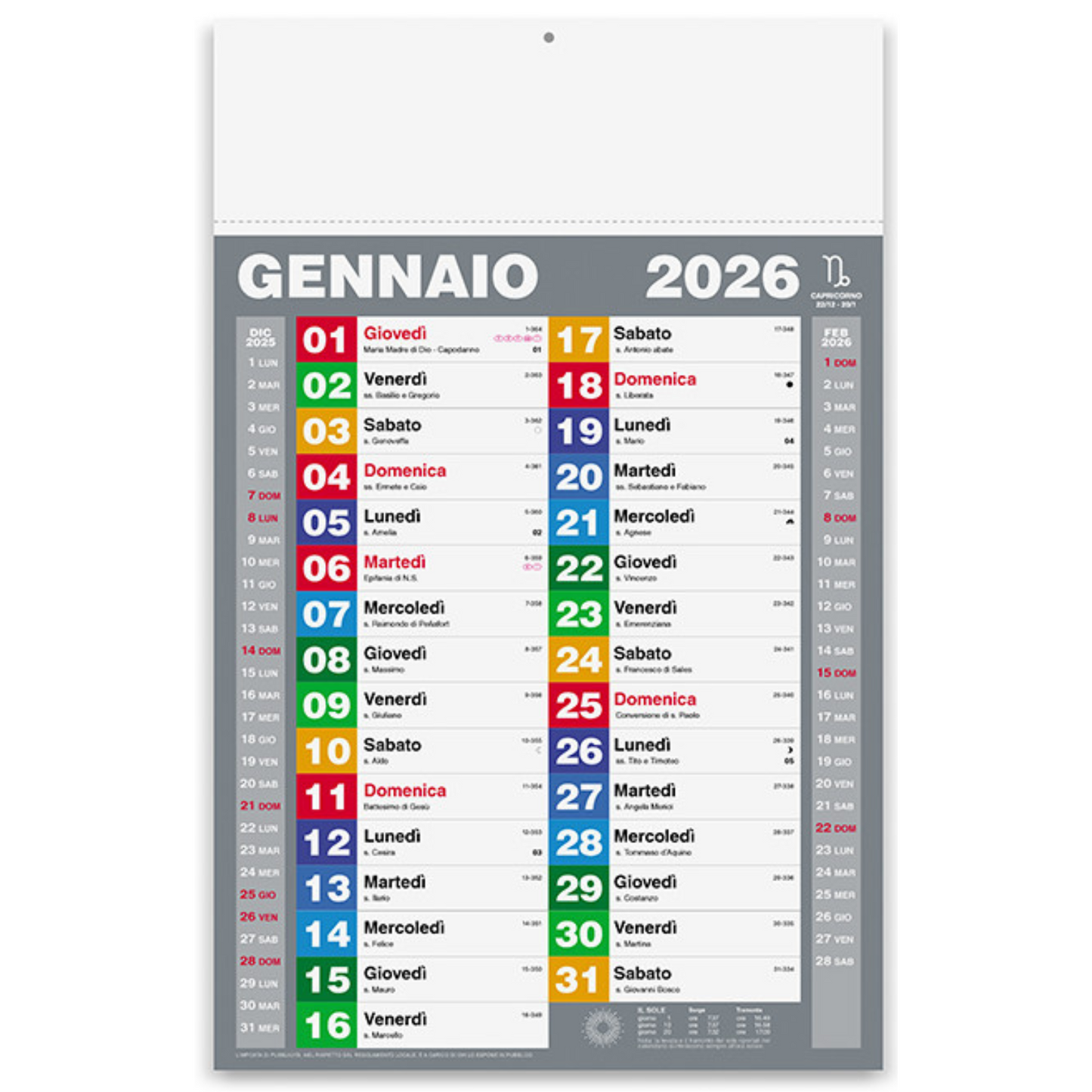 Calendario olandese 2026 personalizzato | Cod. PA420
