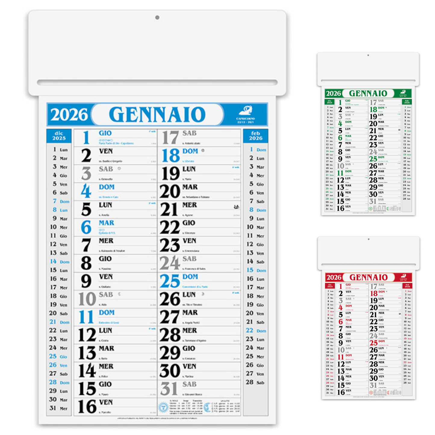 Calendario passafoglio 2026 personalizzato | Cod. PA550