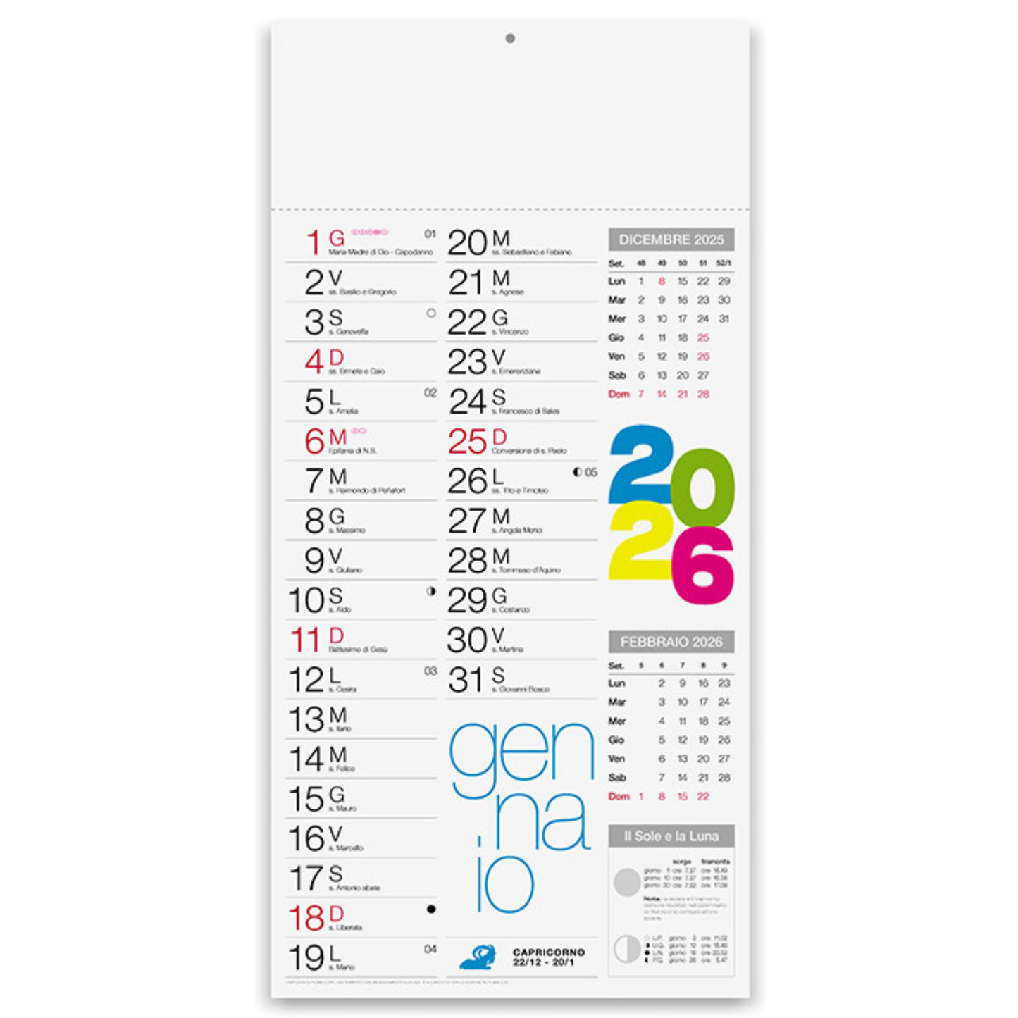 Calendario olandese 2026 personalizzato | Cod. PA654