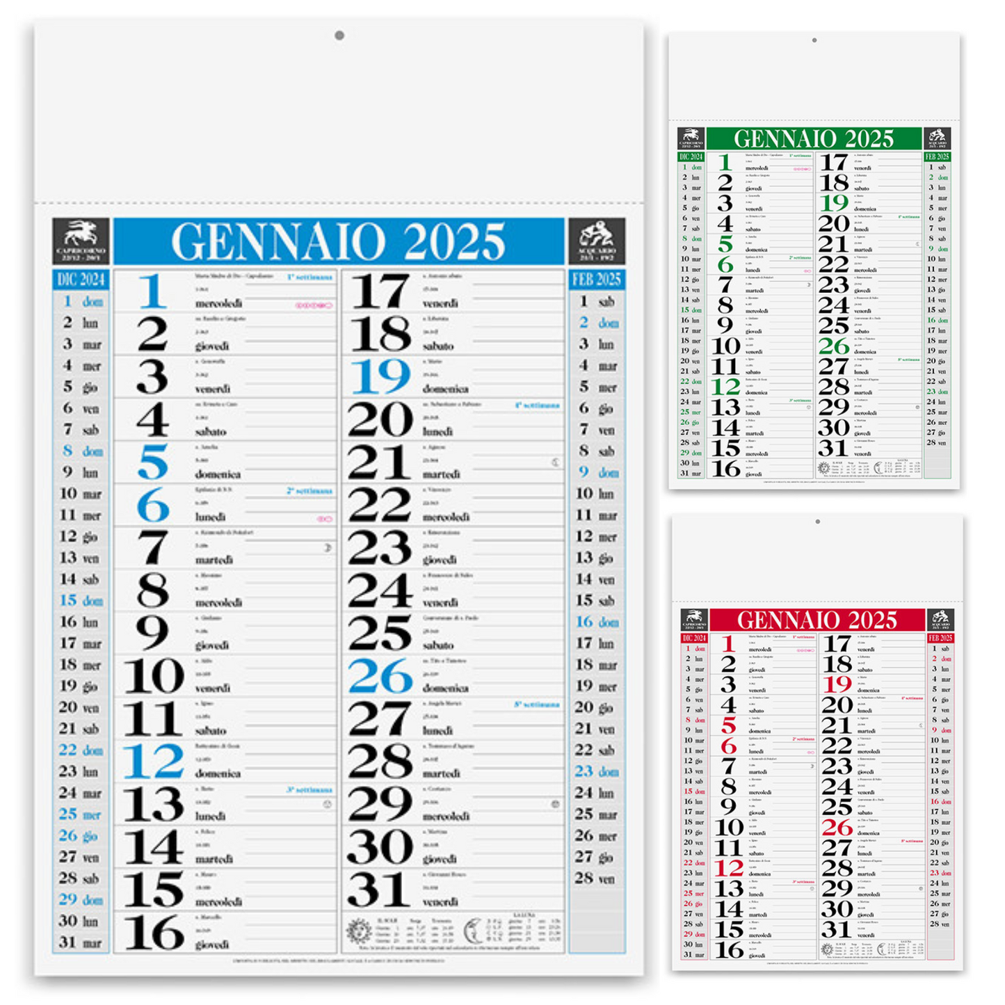 Calendari personalizzati 2025 olandesi PA640