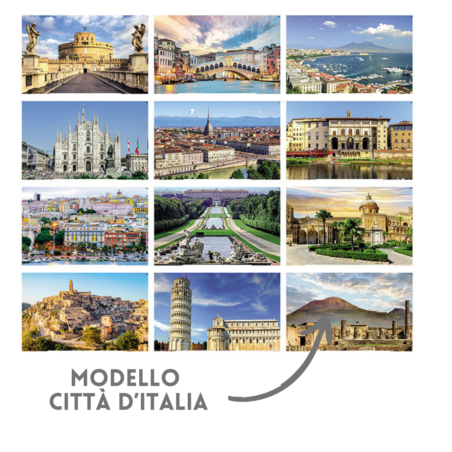 Calendario illustrato 2026 Città d'Italia | Cod. PA116