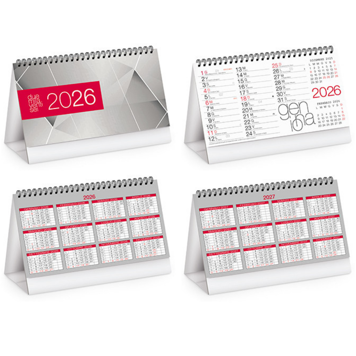 Calendario da banco 2026 personalizzato | Cod. PA720