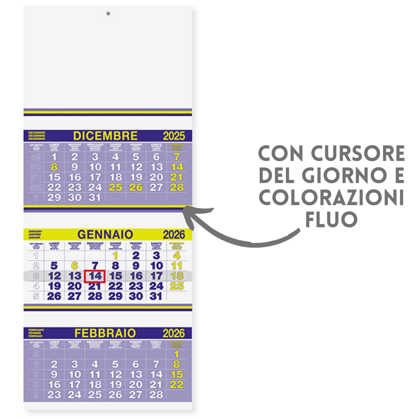 Calendario olandese 2026 personalizzato | Cod. PA500