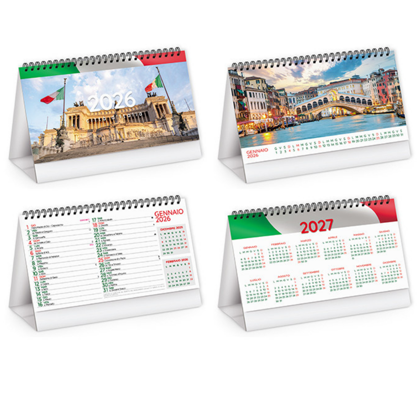 Calendario da banco 2026 città d'Italia | Cod. PA401