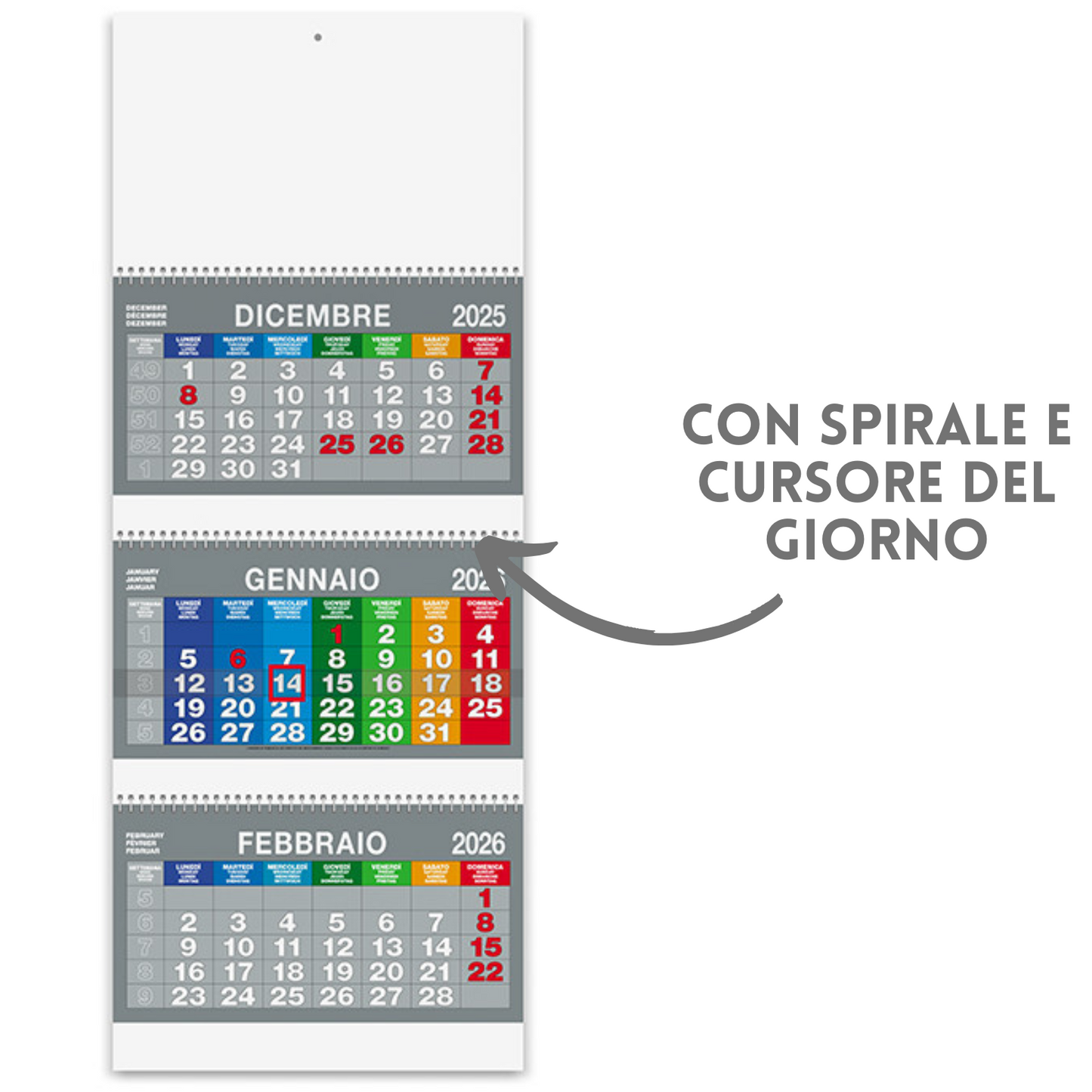 Calendario olandese 2026 personalizzato | Cod. PA516