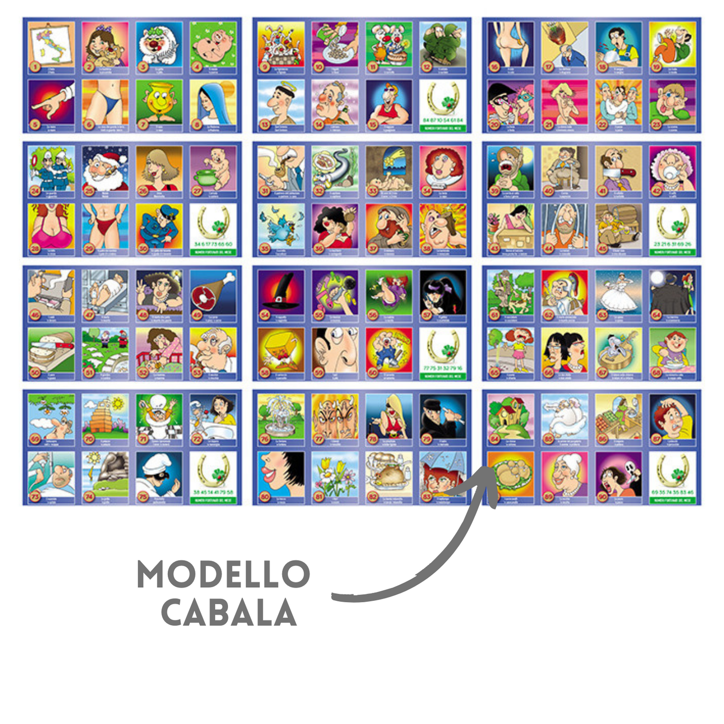 Calendario illustrato 2026 Cabala | Cod. PA114