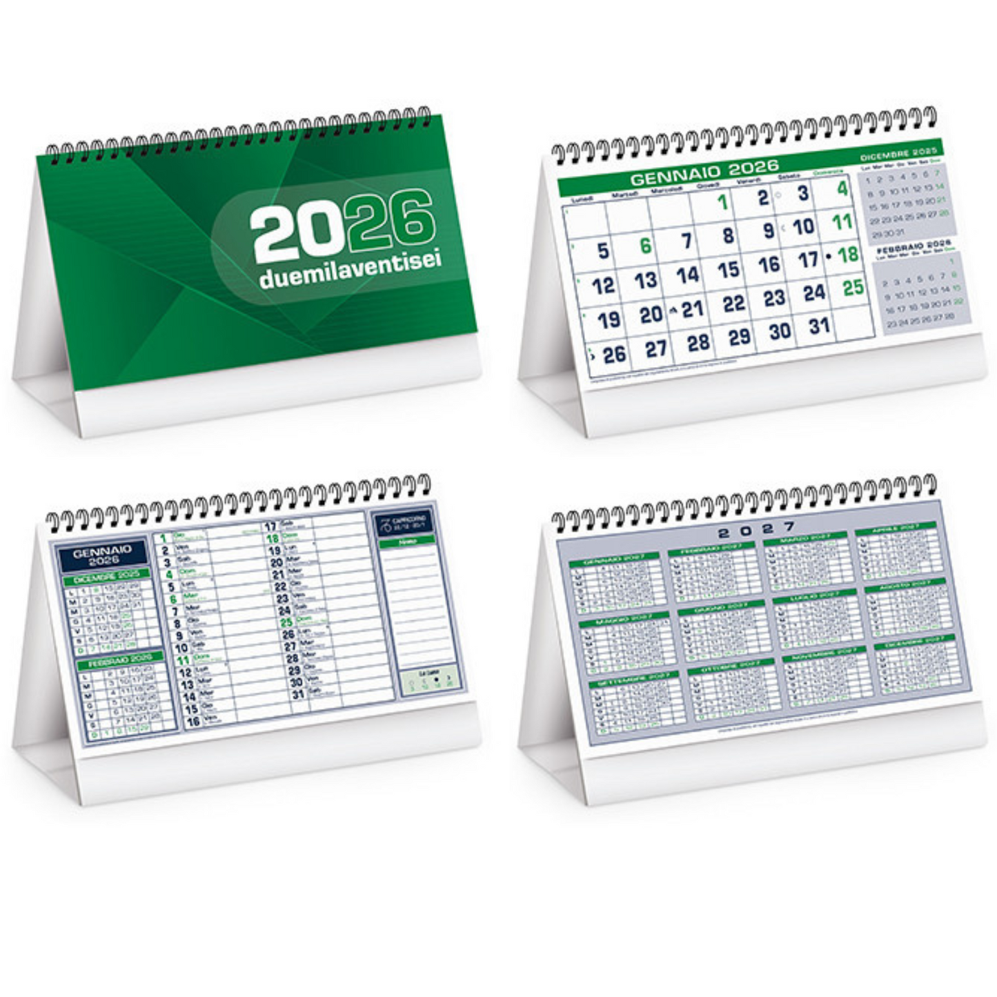 Calendario da banco 2026 personalizzato | Cod. PA710